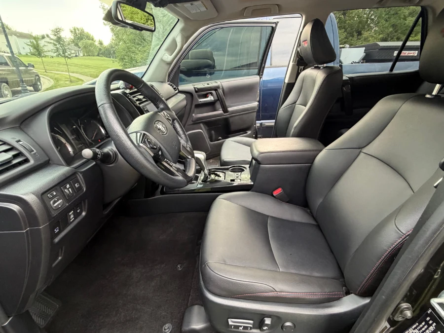 SUV front seats and dashboard after detailing — Grove City, Ohio