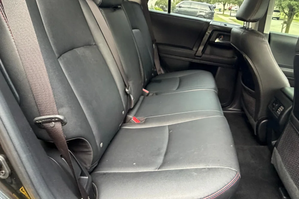 Rear seats after interior detailing — Lewis Center, Ohio