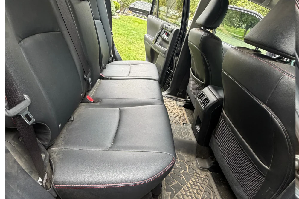 Rear seats before interior detailing — Lewis Center, Ohio