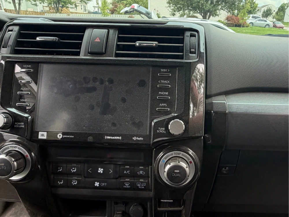 Vehicle dashboard before detailing — Jerome Village, Ohio